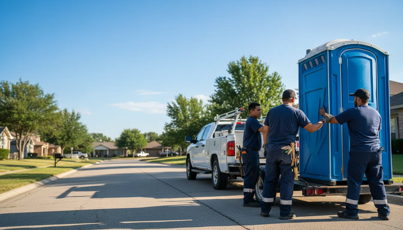 Portable Toilet Rental in Waring, TX near me